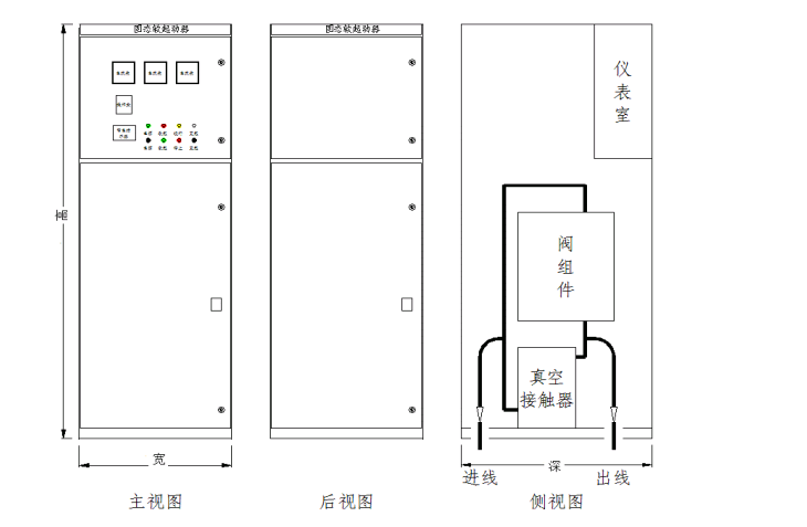 高壓軟啟動器尺寸