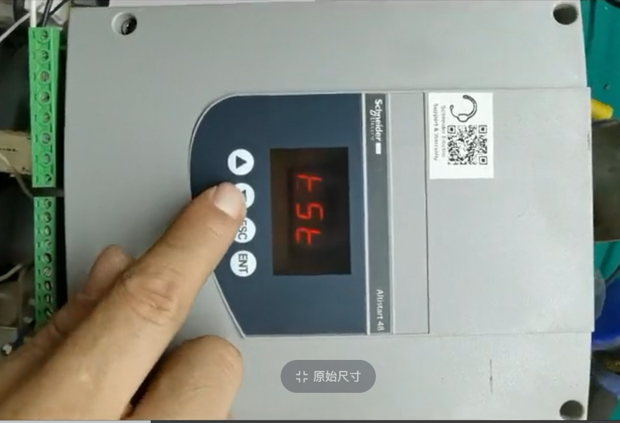 ATS48軟啟動器三角形接法參數和設置